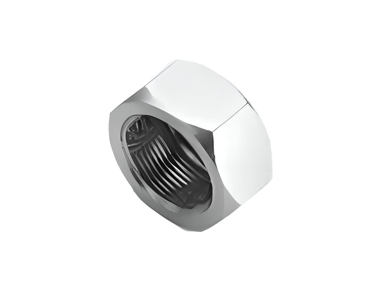 Heavy-duty precision-machined stainless steel hex nut